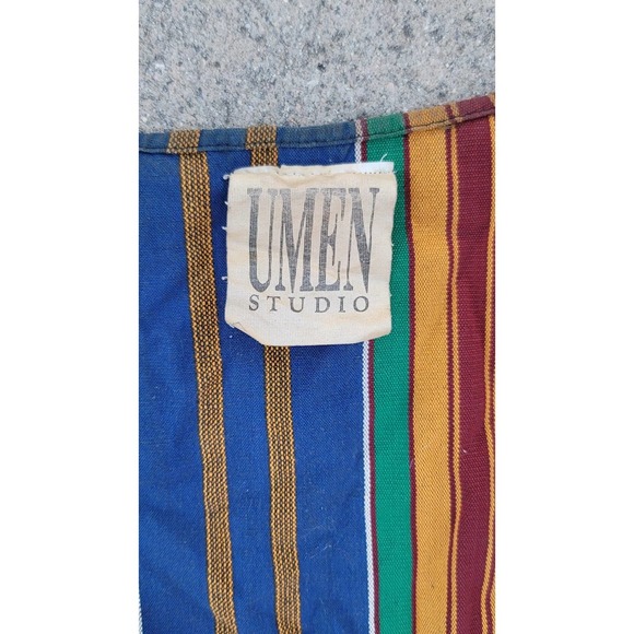 Vtg UMEN Studio African Kente Print Vest - Picture 3 of 5
